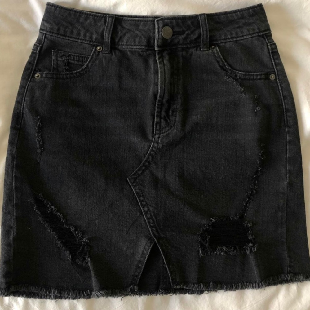 Black Wild Fable Denim Skirt